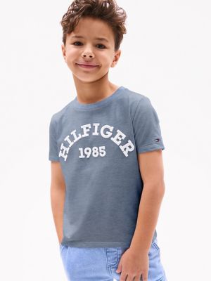 Kids' 1985 Monotype Arch Logo T-Shirt, Cool Blue Heather