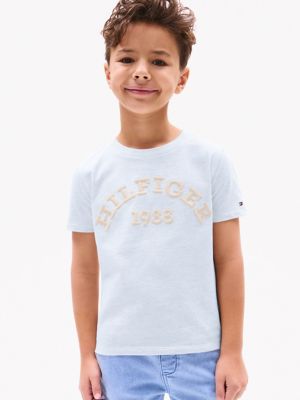 Kids' 1985 Monotype Arch Logo T-Shirt, Breezy Blue Heather