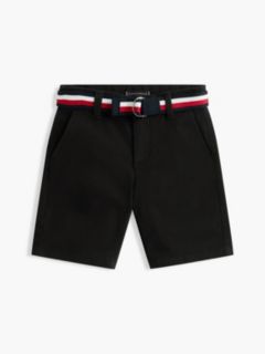 Kids' Belted Chino Short — Black 5