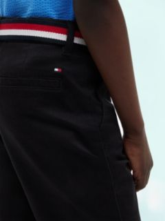 Kids' Belted Chino Short — Black 3