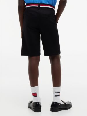 Детские брюки Tommy Hilfiger Kids' Belted Chino Short — фото 4