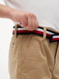 Kids' Belted Chino Short — Khaki 4