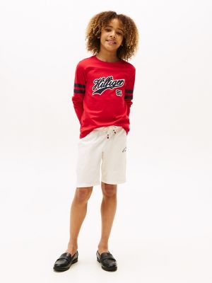 Kids' 1985 Monotype Arch Logo Sweatshort, Beige Heather