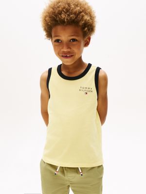 Kids' Hilfiger Logo Tank Top, Citronella