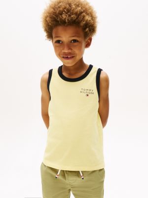 Kids' Hilfiger Logo Tank Top, Citronella