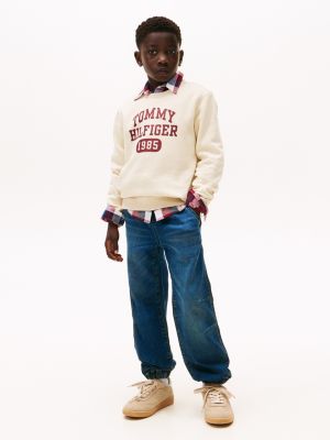 Kids' Stretch Denim Jogger, Dark Wash