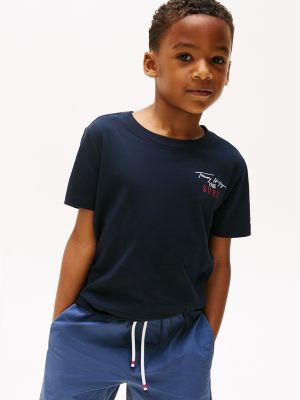 Kids' Surf Logo T-Shirt, Navy