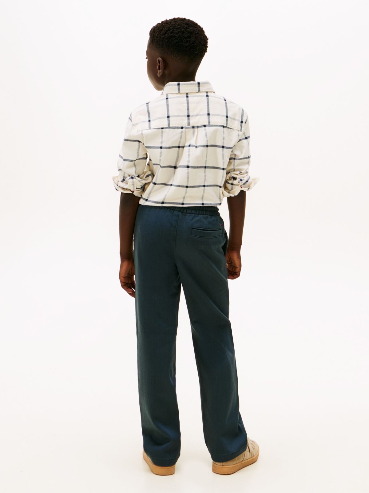 Kids' Stretch Pull-On Pant — Military Denim