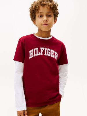Kids' Hilfiger 1985 T-Shirt, Rouge