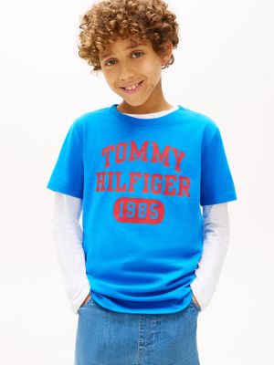 Kids' Varsity Logo T-Shirt, Dynamic Blue