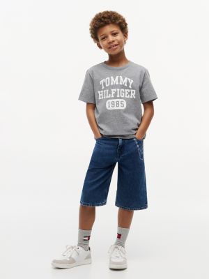 Детские футболки Tommy Hilfiger Kids' Varsity Logo T-Shirt — фото 2