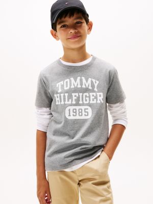 Kids' Logo T-Shirt, Medium Grey Heather