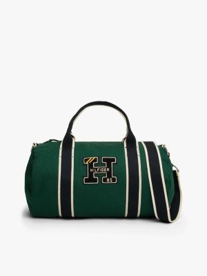 Kids' Varsity Patch Duffle Bag, Ornamental Green