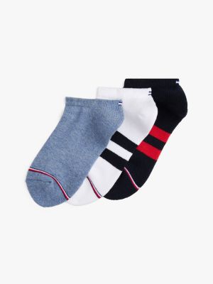Kids' Ankle Sock 3-Pack, Navy / Multi