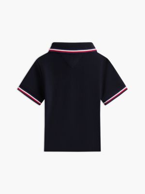 Детские рубашки Tommy Hilfiger Babies' Tipped Polo Shirt — фото 2