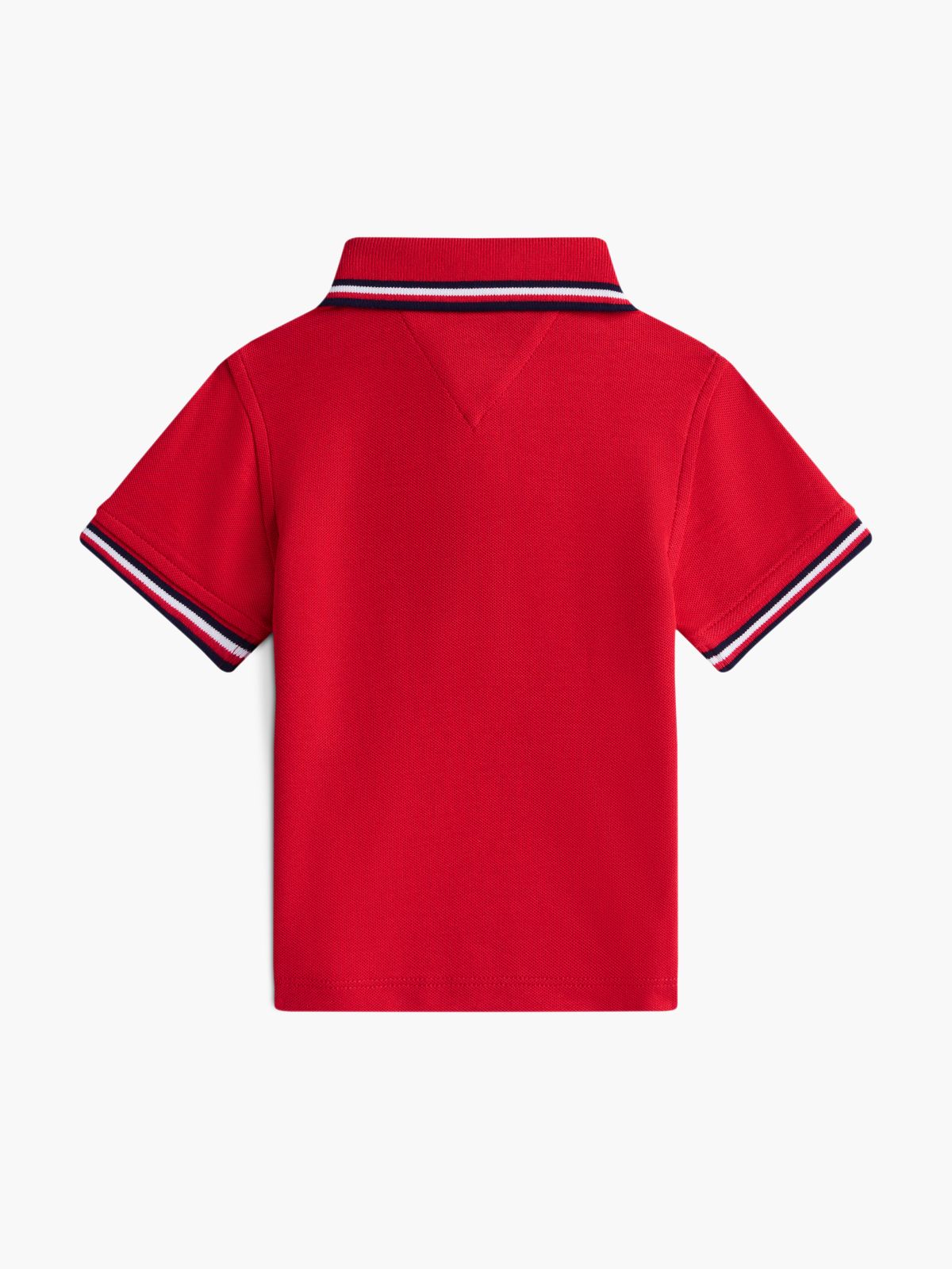 Babies' Tipped Polo Shirt — Red