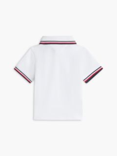 Babies' Tipped Polo Shirt — White 2