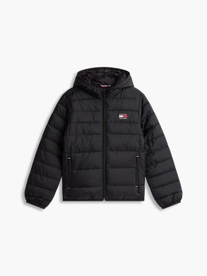 Детская куртка Tommy Hilfiger Water-Resistant Packable, цвет: Чёрный — фото 6