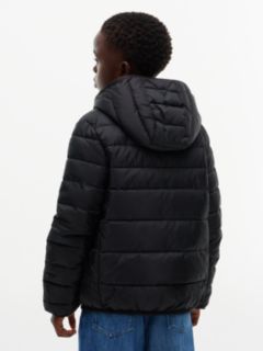 Kids' Water-Resistant Packable Jacket — Black 4
