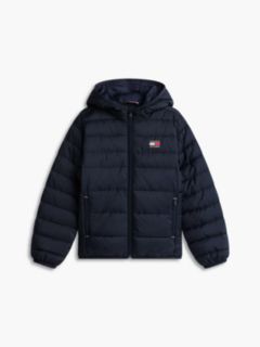 Kids' Water-Resistant Packable Jacket — Navy Blue 5
