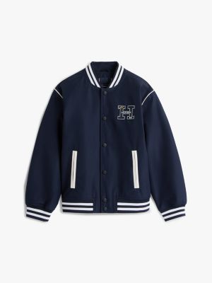 Kids' H Logo Letterman Jacket | Tommy Hilfiger