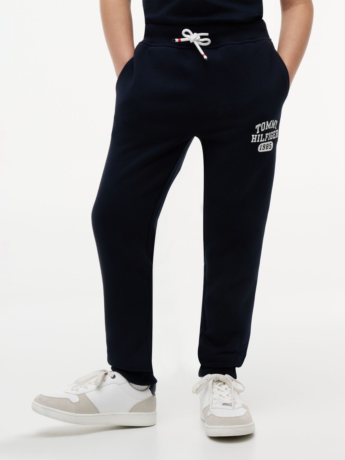 Kids' Varsity Brushed-Fleece Sweatpant — Navy Blue