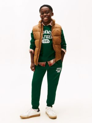 Kids' Varsity Brushed-Fleece Sweatpant, Ornamental Green