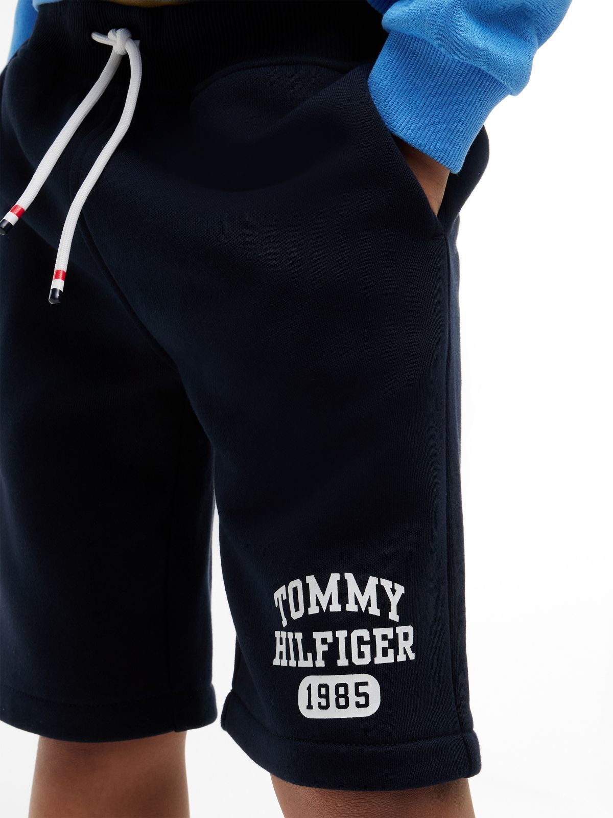 Kids' Logo Sweatshort — Navy Blue