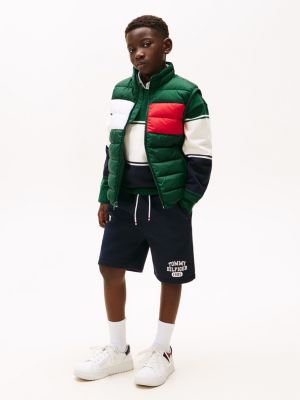 Kids' Logo Sweatshort, Navy Blue