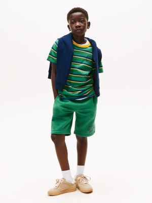 Kids' Logo Sweatshort, Academia Green