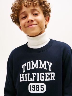 Детские худи Tommy Hilfiger Kids' Logo Fleece Sweatshirt — фото 2