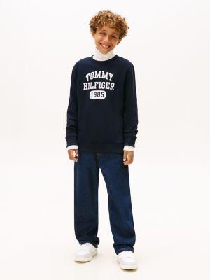 Детские худи Tommy Hilfiger Kids' Logo Fleece Sweatshirt — фото 3