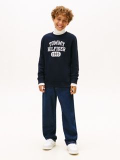 Kids' Logo Fleece Sweatshirt — Navy 3