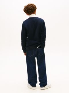 Kids' Logo Fleece Sweatshirt — Navy 4