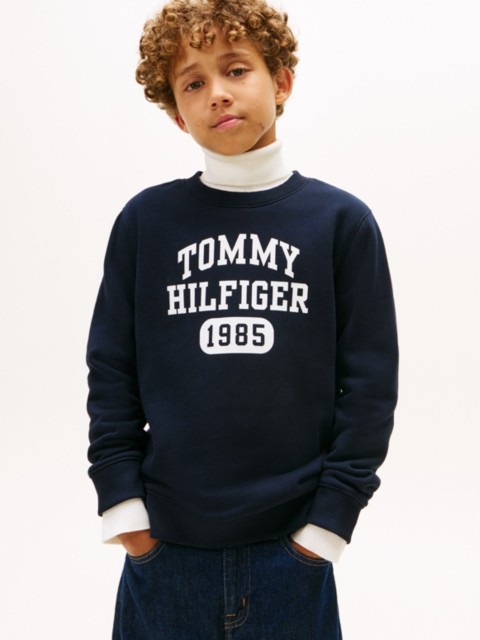 Детские худи Tommy Hilfiger Kids' Logo Fleece Sweatshirt