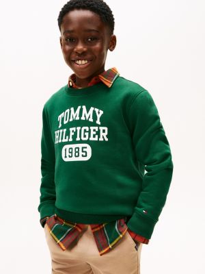 Kids' Logo Fleece Sweatshirt, Ornamental Green