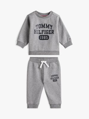 Babies' Logo Sweatshirt and Pant Set, Grey