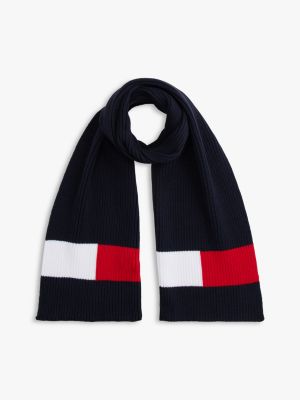 Kids' Flag Logo Colorblock Scarf, Space Blue / Multi