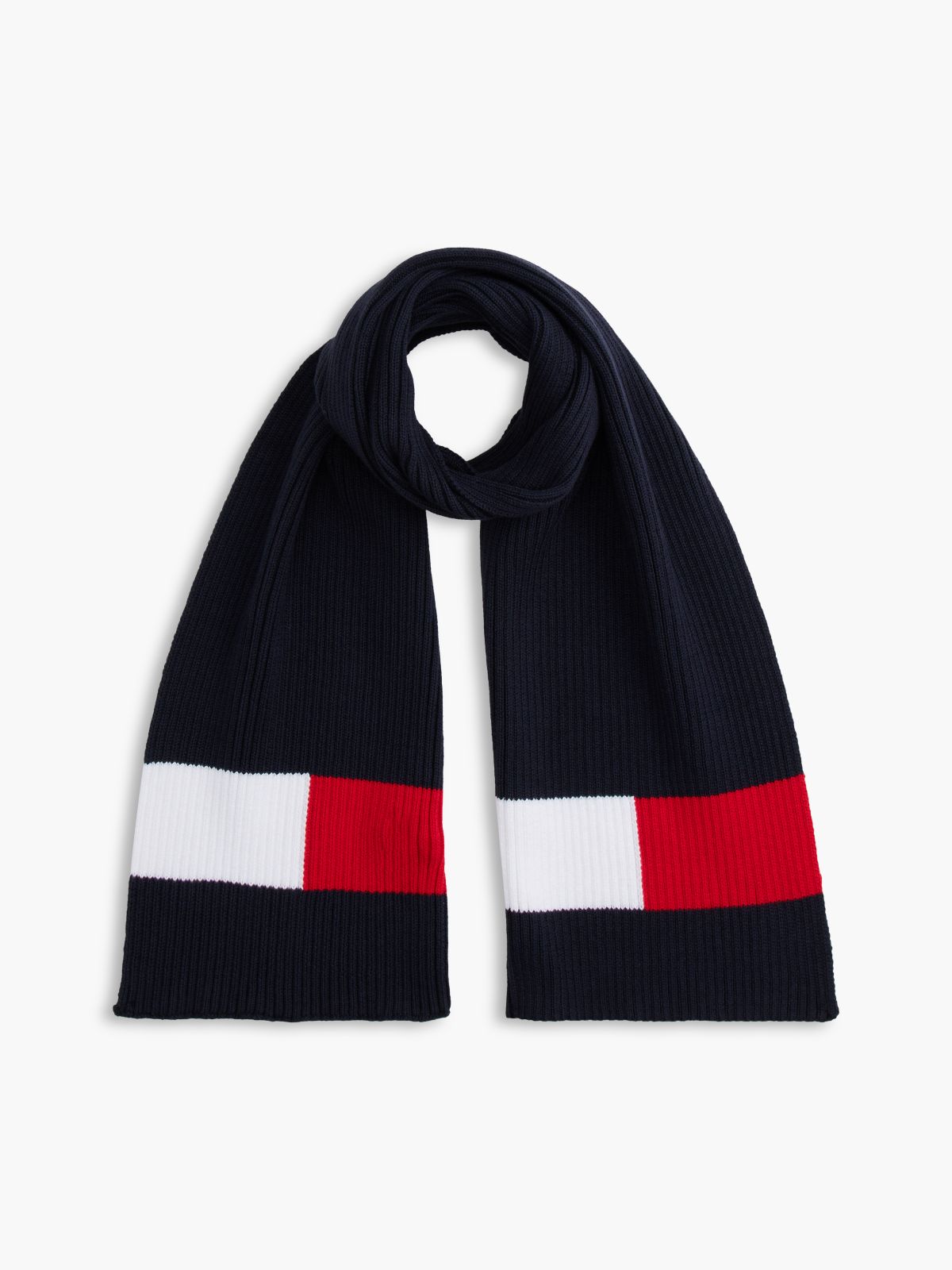 Kids' Flag Logo Colorblock Scarf — Space Blue / Multi