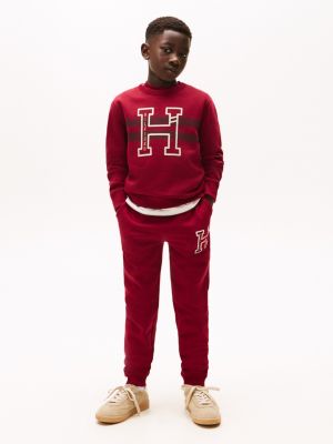 Kids' H Logo Sweatpant, Rouge