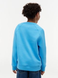 Kids' Tommy Flag Logo Raglan Sweatshirt — Frigid Blue 4
