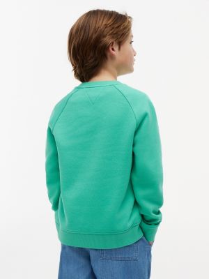 Детские худи Tommy Hilfiger Kids' Tommy Flag Logo Raglan Sweatshirt — фото 4