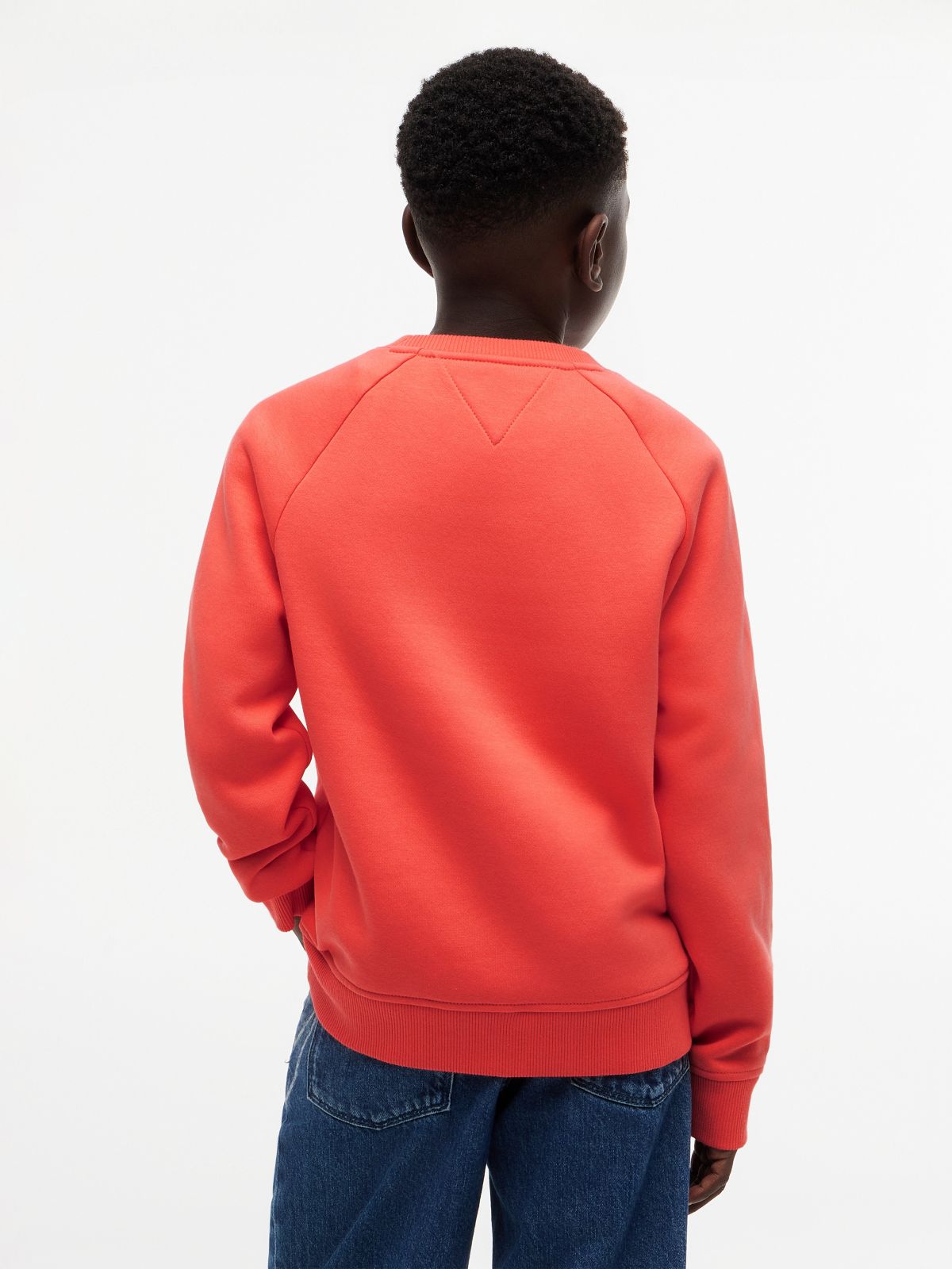 Kids' Tommy Flag Logo Raglan Sweatshirt — Island Punch