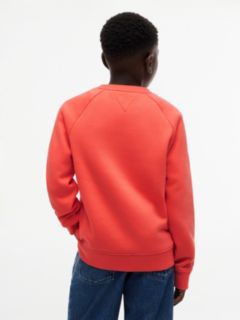 Kids' Tommy Flag Logo Raglan Sweatshirt — Island Punch 4