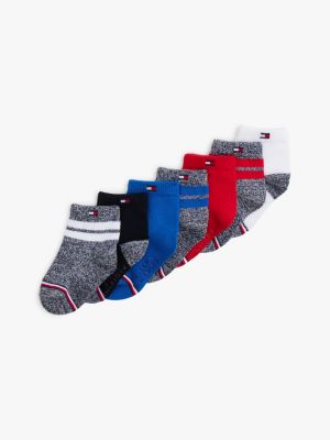 Babies' Stripe & Solid Sock 7-Pack, Navy / Multi