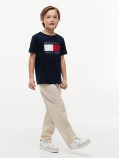 Kids' Tommy Flag Logo T-Shirt — Navy Blue 2