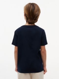 Kids' Tommy Flag Logo T-Shirt — Navy Blue 4