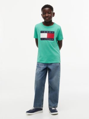 Детские футболки Tommy Hilfiger Kids' Tommy Flag Logo T-Shirt — фото 2