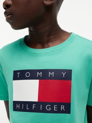 Детские футболки Tommy Hilfiger Kids' Tommy Flag Logo T-Shirt — фото 3