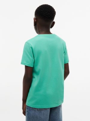 Детские футболки Tommy Hilfiger Kids' Tommy Flag Logo T-Shirt — фото 4